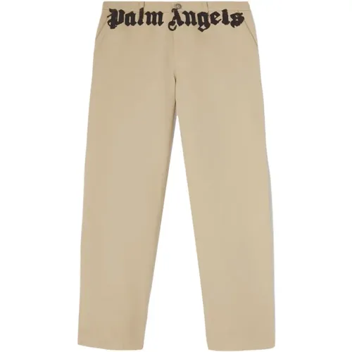 Trousers > Straight Trousers - - Palm Angels - Modalova