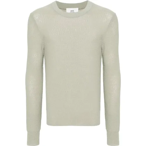 Knitwear > Round-neck Knitwear - - Ami Paris - Modalova