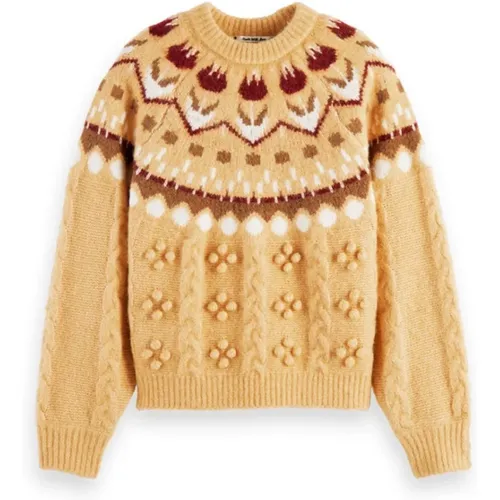 Knitwear > Round-neck Knitwear - - Scotch & Soda - Modalova