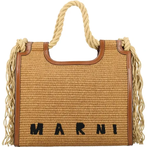 Marni - Bags > Tote Bags - Brown - Marni - Modalova