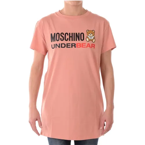Moschino - Tops > T-Shirts - Pink - Moschino - Modalova