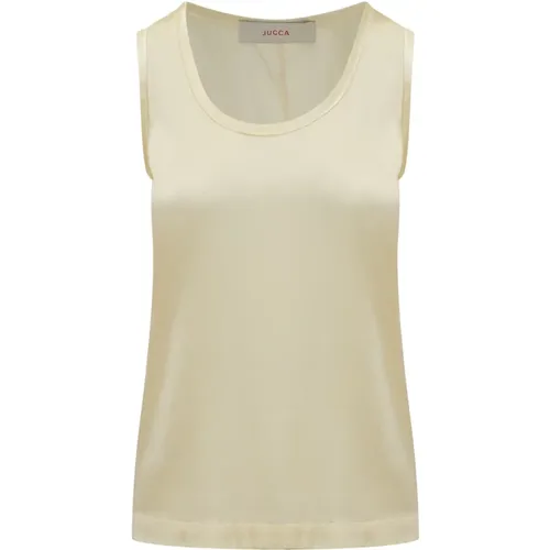 Tops > Sleeveless Tops - - Jucca - Modalova