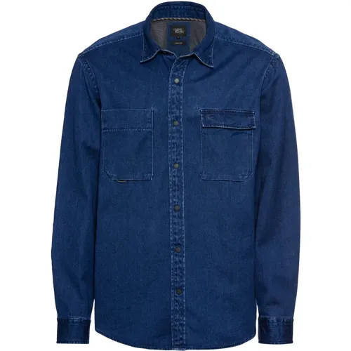 Shirts > Denim Shirts - - camel active - Modalova