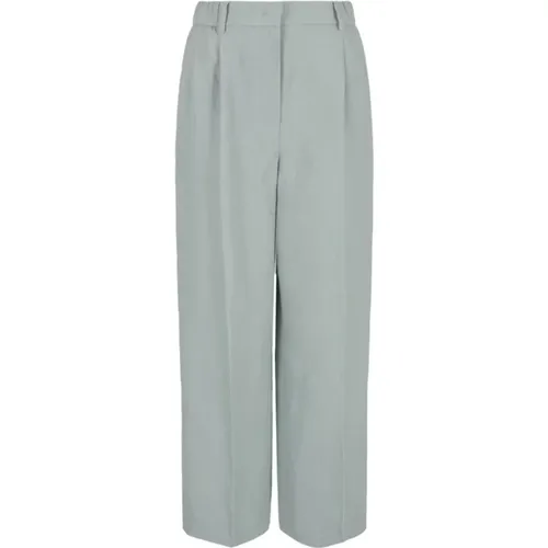 Trousers > Cropped Trousers - - Giorgio Armani - Modalova