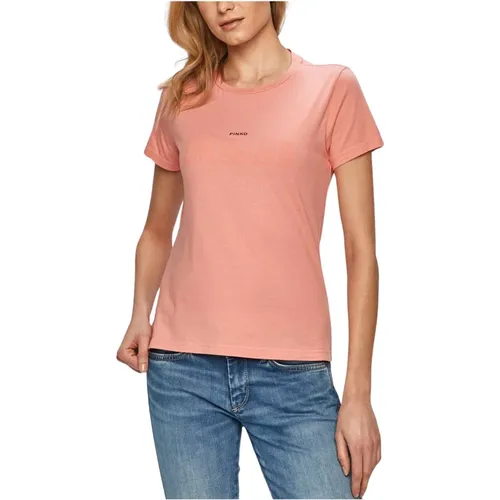 Pinko - Tops > T-Shirts - Orange - pinko - Modalova
