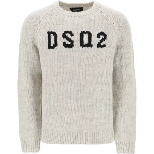 Knitwear > Round-neck Knitwear - - Dsquared2 - Modalova