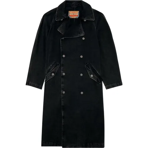 Coats > Double-Breasted Coats - - Diesel - Modalova
