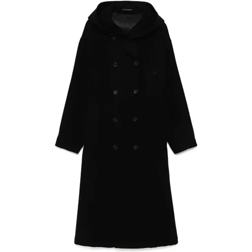 Coats > Double-Breasted Coats - - Yohji Yamamoto - Modalova