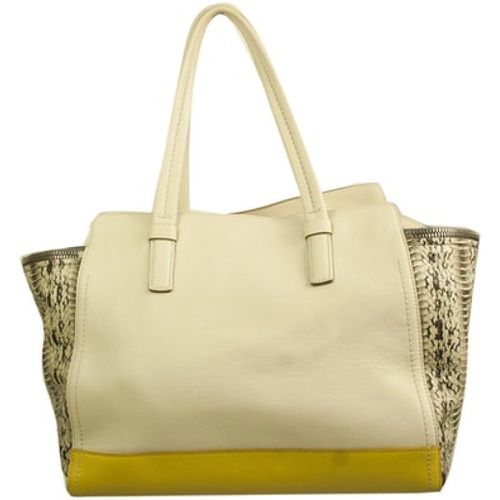 Leather plus snakeskin tote shopper bag - Salvatore Ferragamo Pre-owned - Modalova