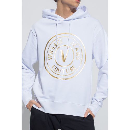 Hoodie with logo - Versace Jeans Couture - Modalova