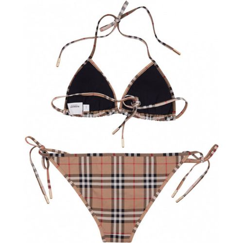 Vintage Check Triangle Bikini - Burberry - Modalova