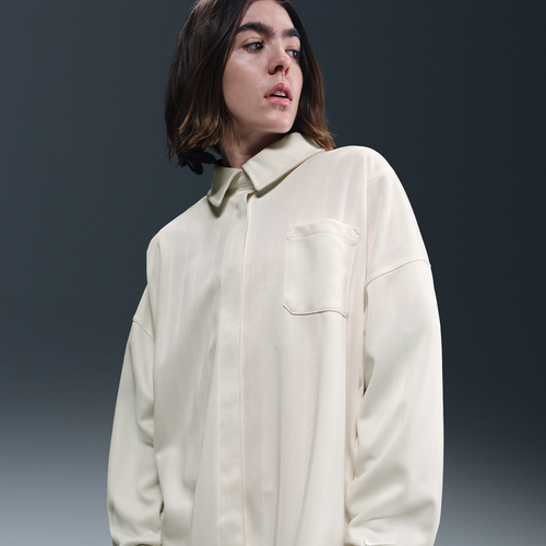 Chemise oversize à boutons en jacquard à rayures Sportswear - Nike - Modalova