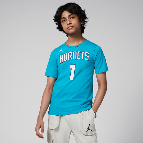 T-shirt NBA LaMelo Ball Charlotte Hornets pour ado - Nike - Modalova