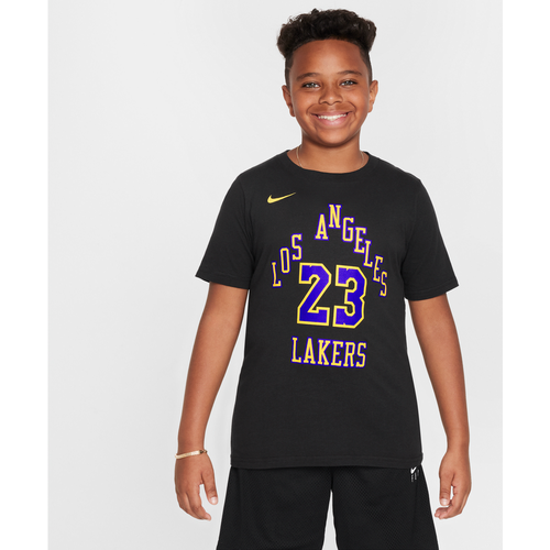 T-shirt NBA LeBron James Los Angeles Lakers City Edition pour ado (garçon) - Nike - Modalova