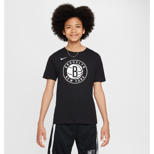 T-shirt à logo NBA Brooklyn Nets Essential pour ado (garçon) - Nike - Modalova