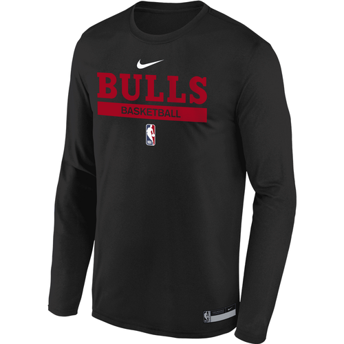 Tee-shirt d’entraînement à manches longues Dri-FIT NBA Chicago Bulls pour enfant plus âgé - Nike - Modalova
