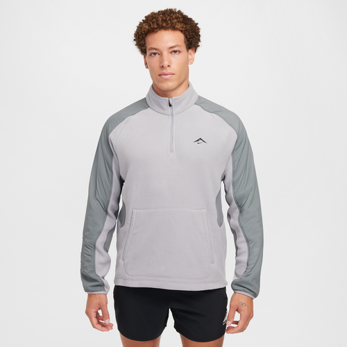 Haut de running en tissu Fleece à 1/4 de zip Trail Polartec® - Nike - Modalova