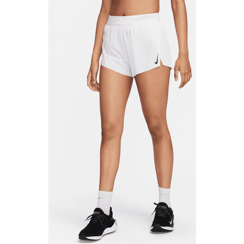 Short de running taille mi-haute avec sous-short intégré Dri-FIT ADV AeroSwift 8 cm - Nike - Modalova