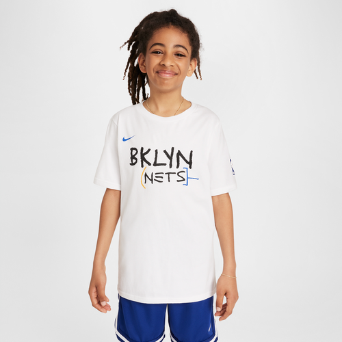T-shirt à logo NBA Brooklyn Nets City Edition pour ado - Nike - Modalova