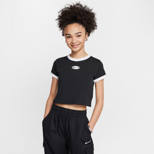 T-shirt court Sportswear pour ado (fille) - Nike - Modalova