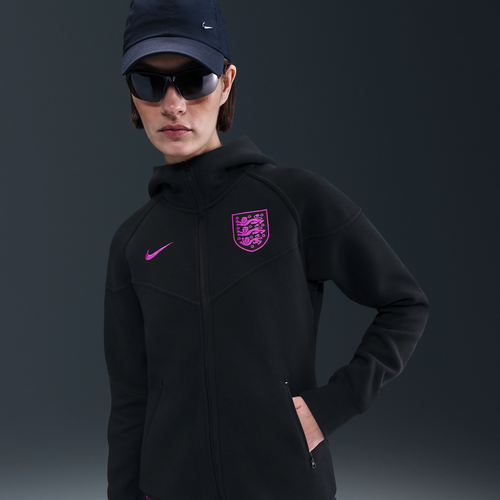 Sweat à capuche et zip en Fleece Football Angleterre Tech Windrunner - Nike - Modalova