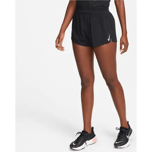 Short de running taille mi-haute avec sous-short intégré Dri-FIT ADV AeroSwift 8 cm - Nike - Modalova