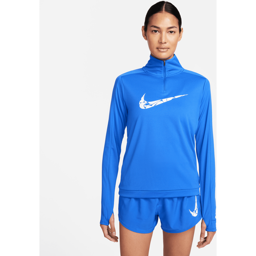 Vêtement deuxième couche Dri-FIT à 1/4 de zip Swoosh - Nike - Modalova