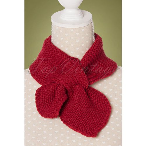 Fru Fru Knitted Scarf Années 50 en - Banned Retro - Modalova