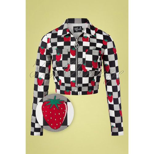 Ginberry Jacket Années 60 en et Blanc - bunny - Modalova