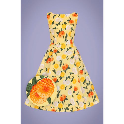 Frances Floral Swing Dress Années 50 en Soleil - collectif clothing - Modalova