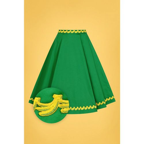 Matilde Banana Trim Swing Skirt Années 50 en - collectif clothing - Modalova