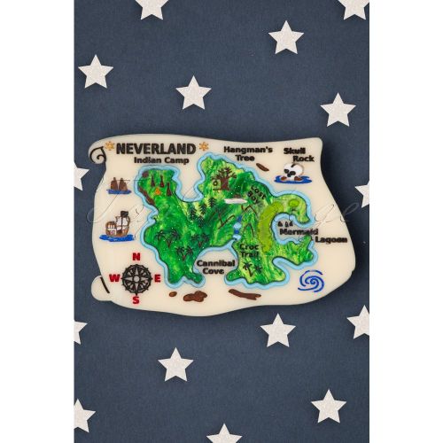 Map Brooch - Daisy Jean - Modalova