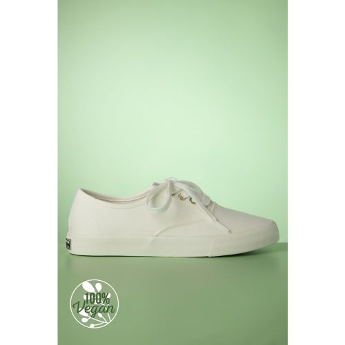 Chloe Canvas Sneakers Années 50 en Cassé - tamaris - Modalova