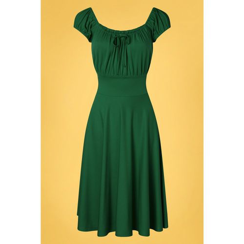 Tessy Swing Dress en Vert Sapin - Vixen - Modalova