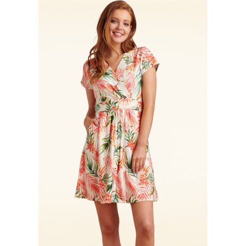 Jolene Jungle Dress en Blanc - Smashed Lemon - Modalova