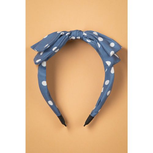 Magdalen Hairband en Bleu - Banned Retro - Modalova