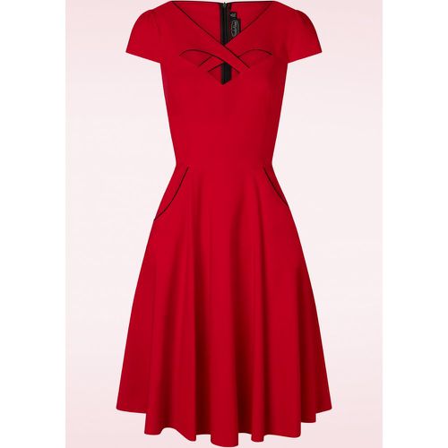 Connie Swing Dress en Rouge - Vixen - Modalova