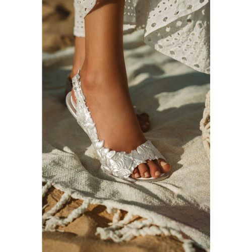 Flexi Butterfly Flipflop Sandals en Nacre - Sunies - Modalova