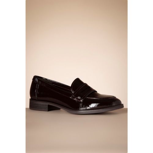 Mocassins Kira en Marron Foncé Verni - tamaris - Modalova