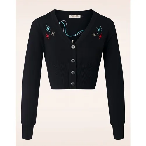 Cardigan Let's Go Bowling en Noir - Banned Retro - Modalova