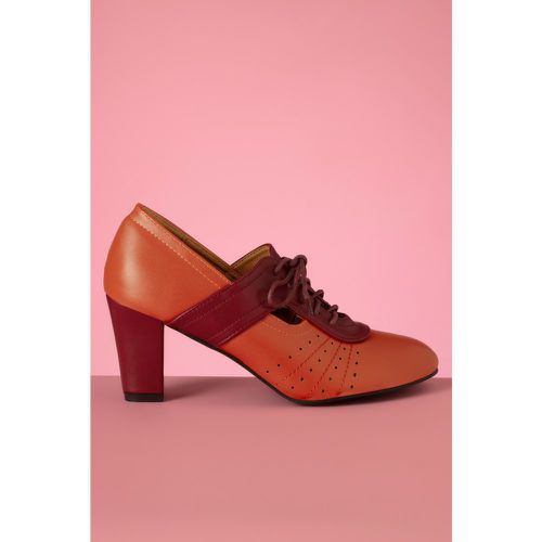 Escarpins Woodland Vibes en Bordeaux - Banned Retro - Modalova