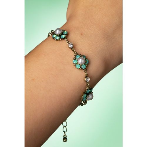 Bracelet Floral Vine en Menthe - lovely - Modalova