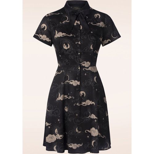 Robe Chat Phases de Lune en Noir - Vixen - Modalova