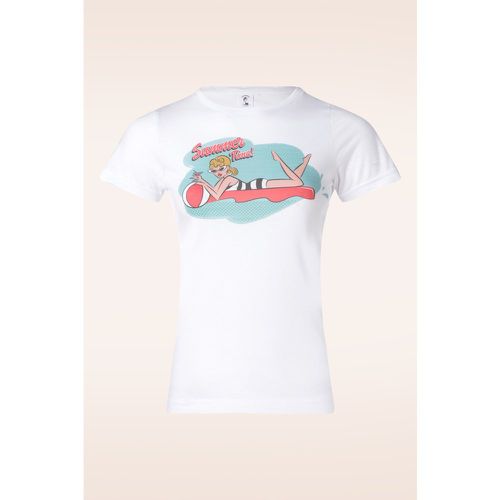 T-shirt Summer Time en blanc - PinRock - Modalova