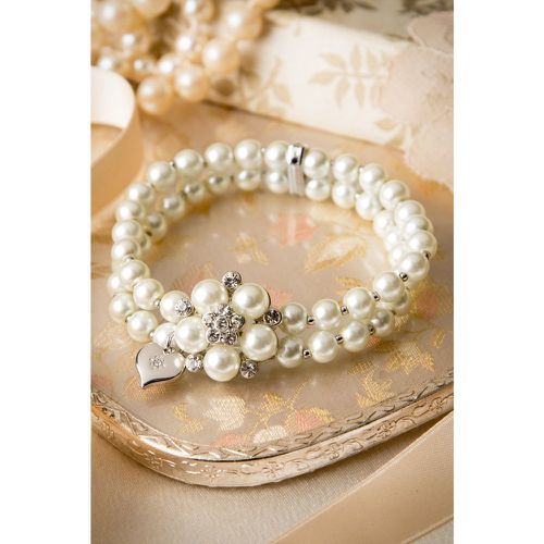 Bracelet Perles Audrey en Crème - lovely - Modalova