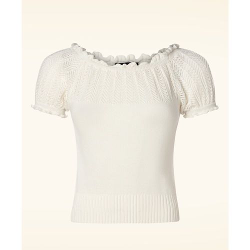 Haut tricoté Paula en crème - collectif clothing - Modalova