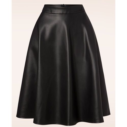 Bushra Faux Leather Swing Skirt Années 50 en - Vixen - Modalova