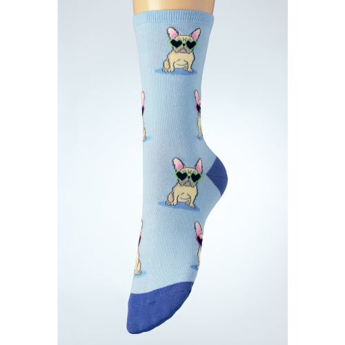 Chaussettes Frenchie Fashion en Clair - Socksmith - Modalova