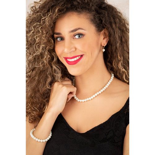 Elegant Pearl Bracelet Années 50 en Ivoire - topvintage boutique collection - Modalova