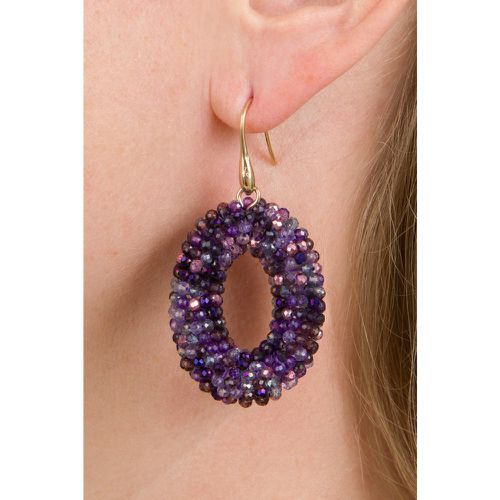 Boucles d'oreilles à scintillantes perles de verre en - Day&Eve by Go Dutch Label - Modalova